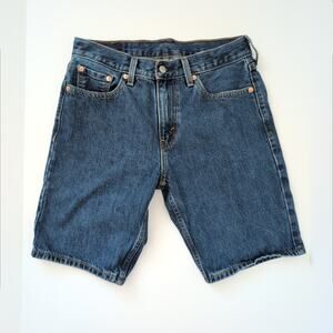 Levi's 405 Bermuda Denim Shorts Jorts Medium Wash Unisex Size 30